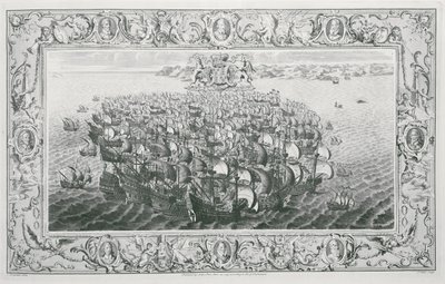 Spanish Armada, 1739 by John Pine